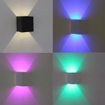 

Modern minimalist 3W LED aluminum wall lamp entrance corridors stairs light picture lamp TV sofa backdrop lamp