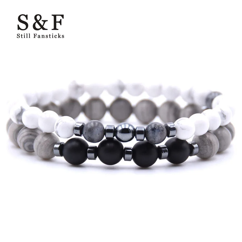 

Couple Bracelet Stone Beads Bracelets For Women Jewelry Men Pulseira Masculina Feminina Erkek Bileklik Mens Buda Jewellery Joyas