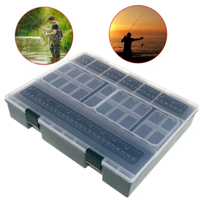 

Fishing Tackle Storage Case Slots 6pcs Boxes Organizer Lure Baits Hook Outdoor Portable Multi Functional Large Carp Accessories