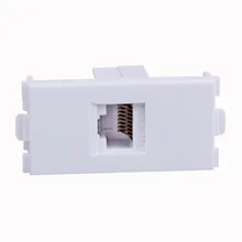 1 шт. YT1586 86 мм Электророзетки композитные панели RJ45 супер 5-тип линии категории сетевой модуль
