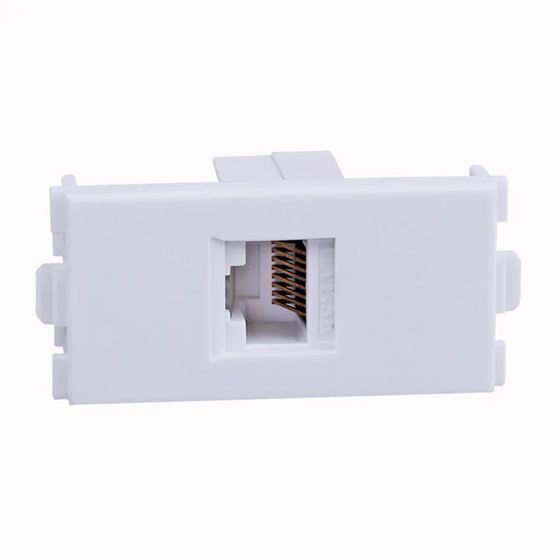1 шт. YT1586 86 мм электрические розетки Композитная Панель RJ45 супер 5 типов линейных
