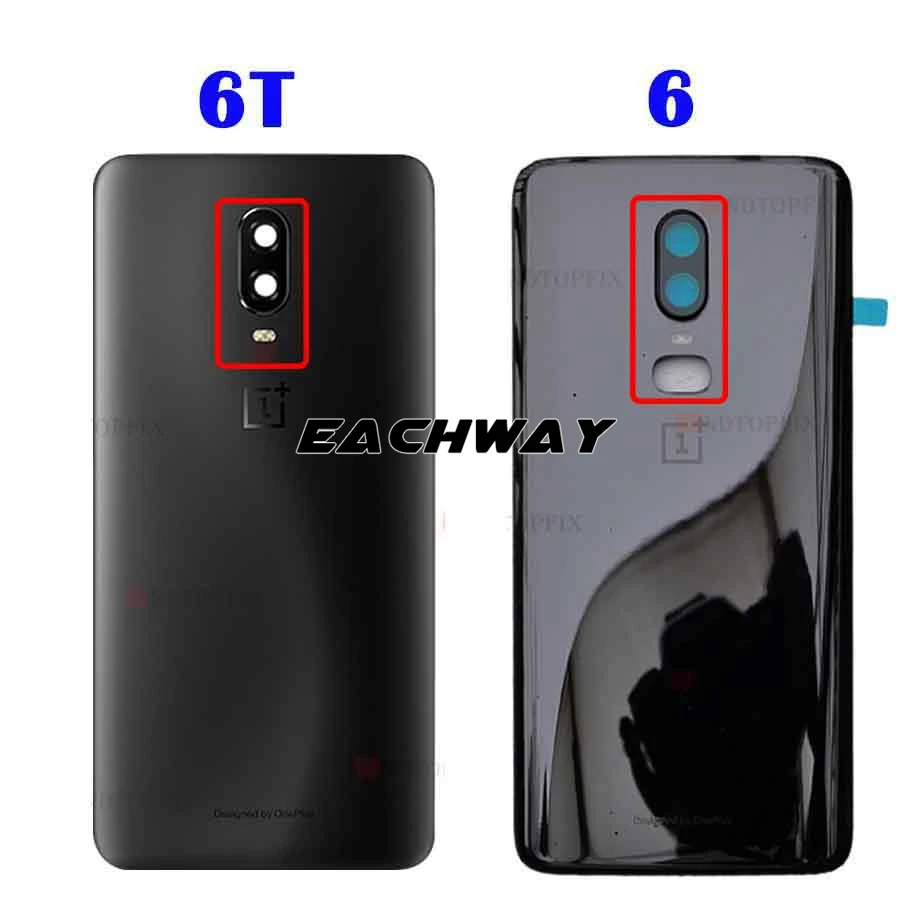Новинка 100% задний корпус OnePlus 6 6T крышка аккумулятора задняя корпуса чехол для