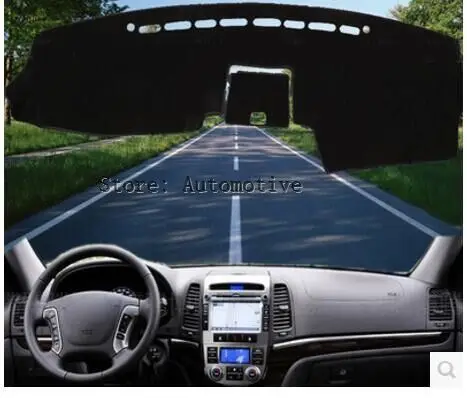 Хорошая посадка для hyundai Santa Fe 2007 2008 2009 2010 2011 2012 крышка приборной панели dashmatt Dash коврик солнцезащитный тент приборная панель покрытие ковер