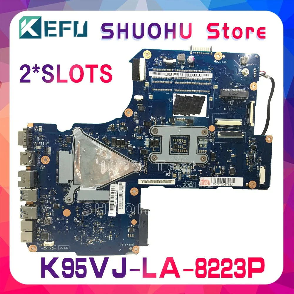 KEFU для ASUS 2 слота K95VJ K95VM K95VB K95V GT630M/GT635M QCL90 LA 8223P материнская плата ноутбука