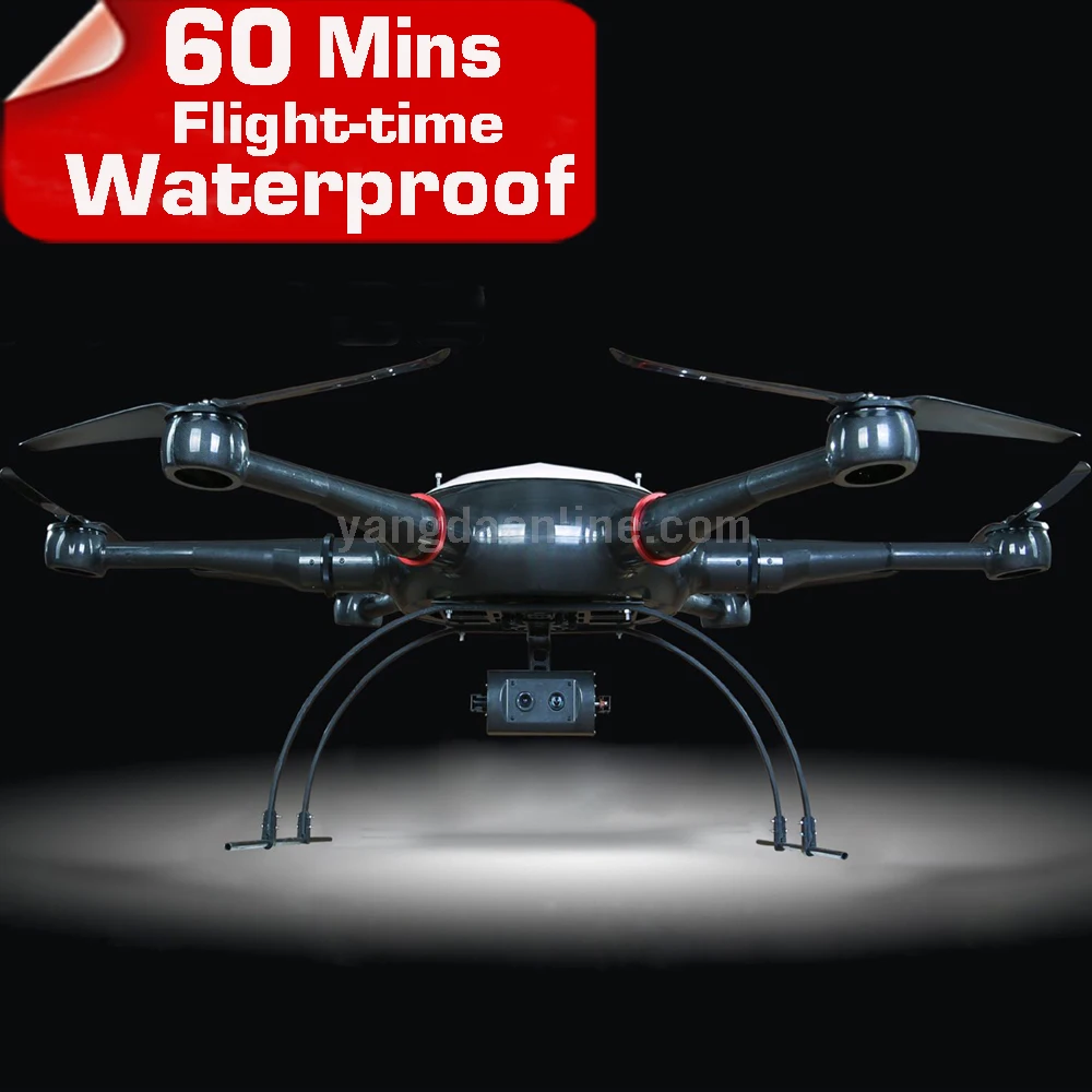 Marco de Dron YD6 1600 P impermeable largo tiempo de vuelo UAV cuerpo hexacóptero marco para cámara profesional Industrial Drone