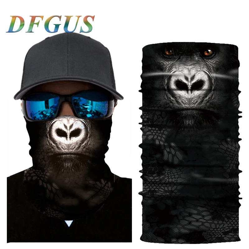 

3D Cat Dog Seamless Magic Cycling Mask Neck Warmer Face Shield Tube Balaclava Fishing Ski Biker Bandana Headband Scarf Men Women