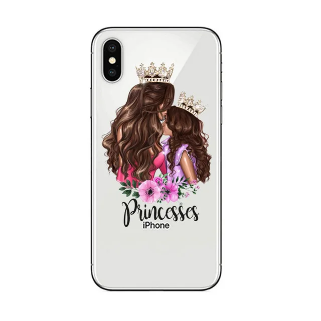 Мягкий силиконовый чехол из ТПУ для телефона Super mom dear mommy baby iPhone 5 5s SE 6 6S Plus 7 7P 8 8P X XS