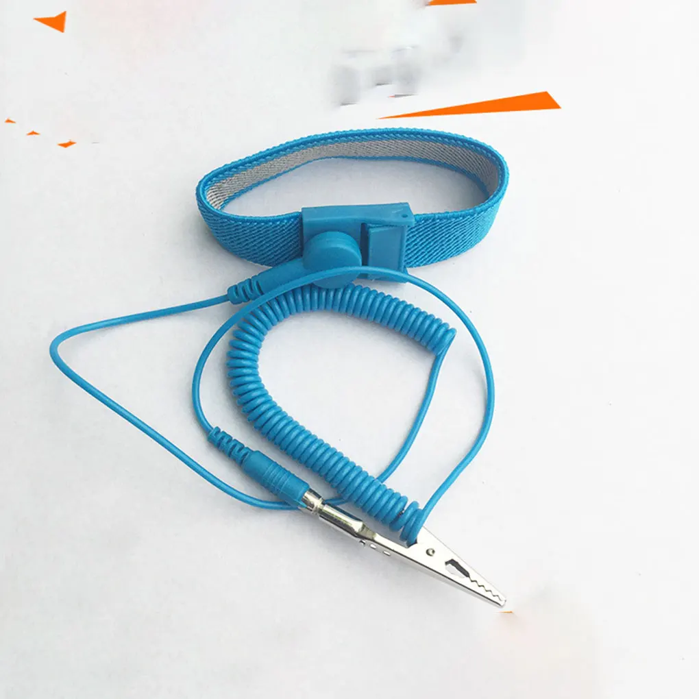 

Anti Static PVC Wrist Band ESD Wrist Strap Antistatic Wristband Discharge Band Grounding Prevent Static Shock