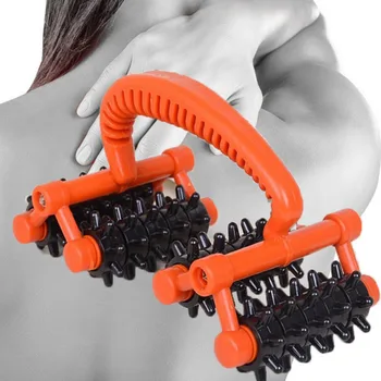 

1 Set Practical Design Mini Manual Lunar Rover Back Massager Full Body Men Women Cervical Vertebra Body Neck Massage Roller