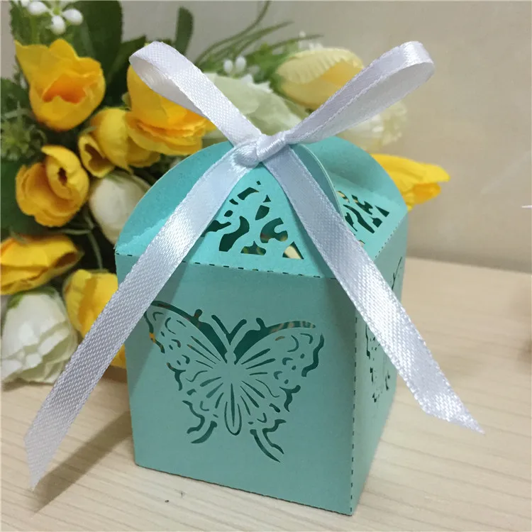 

Wedding Favor of Laser Cut Paper Box