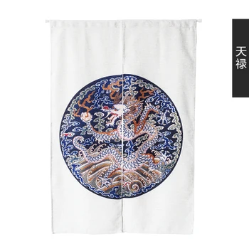 

Chinese style tradition new year cloth door window curtain Japanese home entrance decoration bedroom living study room kitchen