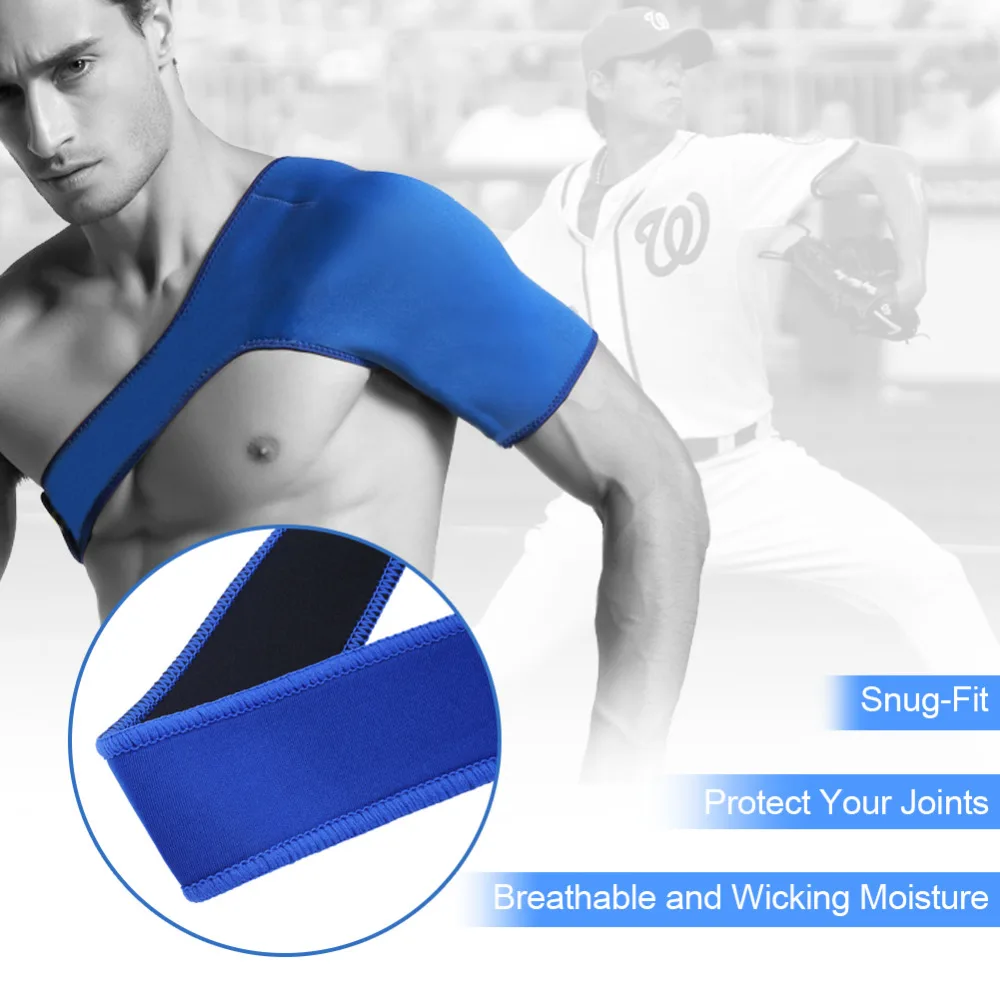 

1pc shoulder support elastic bandage Breathable Shoulder Protection Sports fitness Tape SCR Single Shoulder Protector strap