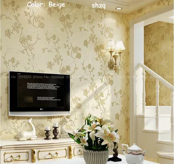 

Pink/Beige/Creamy-white wallpaper roll papel de parede wallpapers for walls Pattern Damask of wall paper Roll Wallcoverings