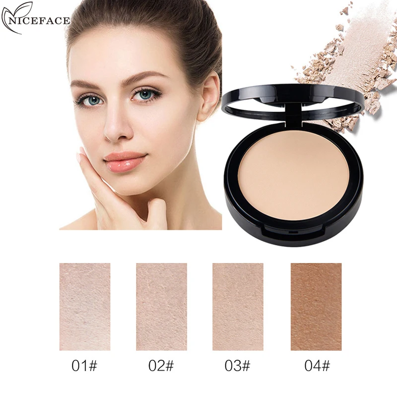 NICEFACE New Dark Skin Contour Powder Brand Cosmetics Long Lasting Oil