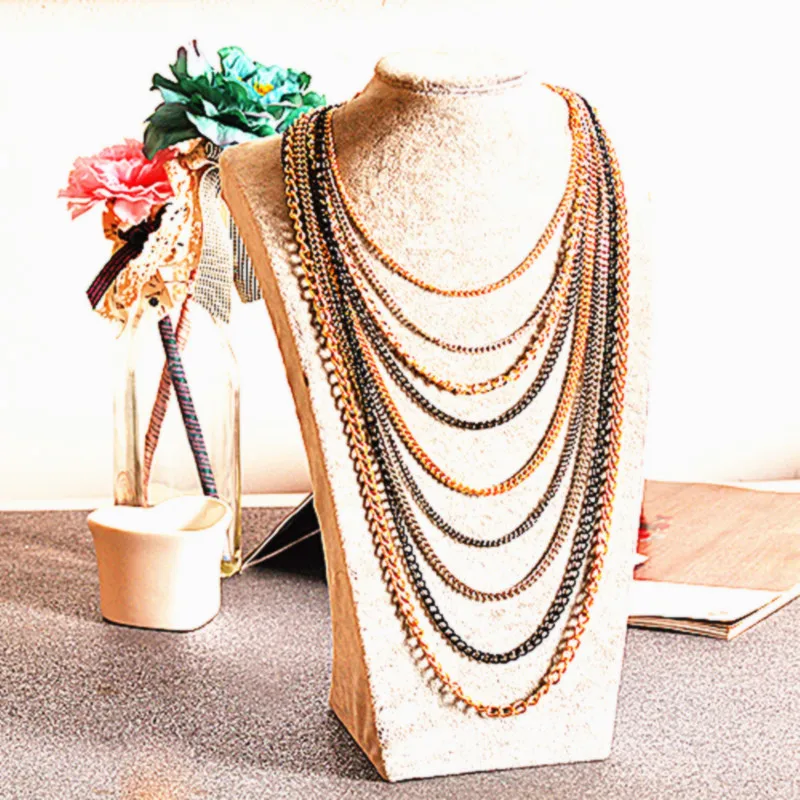 

Fashion flowery women's jewelry wholesale girls birthday party pearl chain hyperbole extension of the necklace free shippping