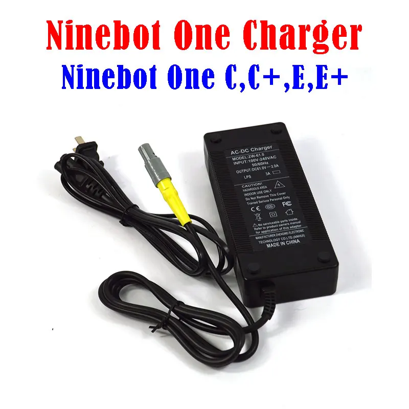 

battery charger for Ninebot One C, C+,E,E+ solo wheel scooter Ninebot one hoverboard repair accessaries free shipping