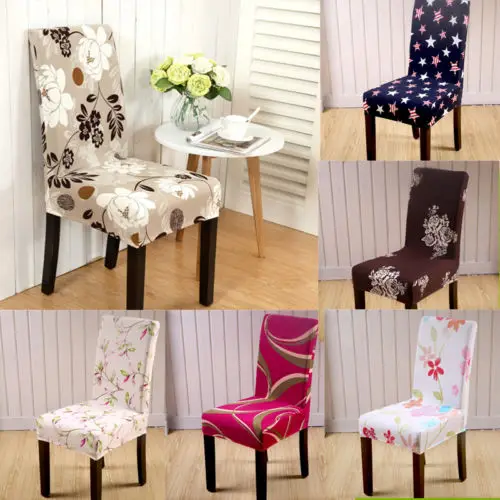 

Super Fit Removable Chair Cover Dining Room Seat Protector Slipcover Stretch