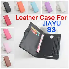 Litchi JIAYU S3 чехол, Хорошее качество Новый кожаный чехол + жесткий задняя крышка для JIAYU S3 корпус мобильного телефона в наличии