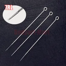 50 шт в наборе, 7RL стерильные для тату иглы с круглым наконечником RL75 Одноразовые стерилизованные иглы для нанесения татуировок 0,35 мм поршневой палец поставить 1207RL