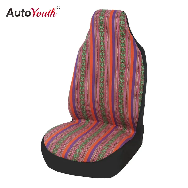 Универсальный полосатый цветной чехол на переднее сиденье, седло, одеяло Baja, чехлы на сиденья, чехлы на автомобильные сиденья для автомобиля, грузовика и внедорожника - Название цвета: Y40739-C