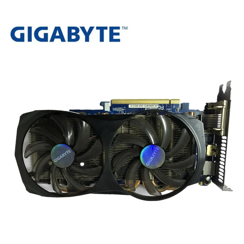 Видеокарта GIGABYTE GTX660 2GB 192Bit GDDR5 видеокарты для nVIDIA Geforce GTX 660 используемые карты VGA