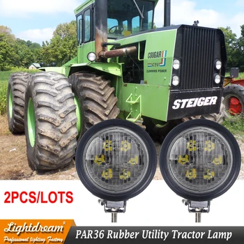 

Par 36 Round Utility Lamp Rubber housing 12V 24V Tractor Incandescent lamps Par36 led landscape bulbs x 2pcs Free Shipping