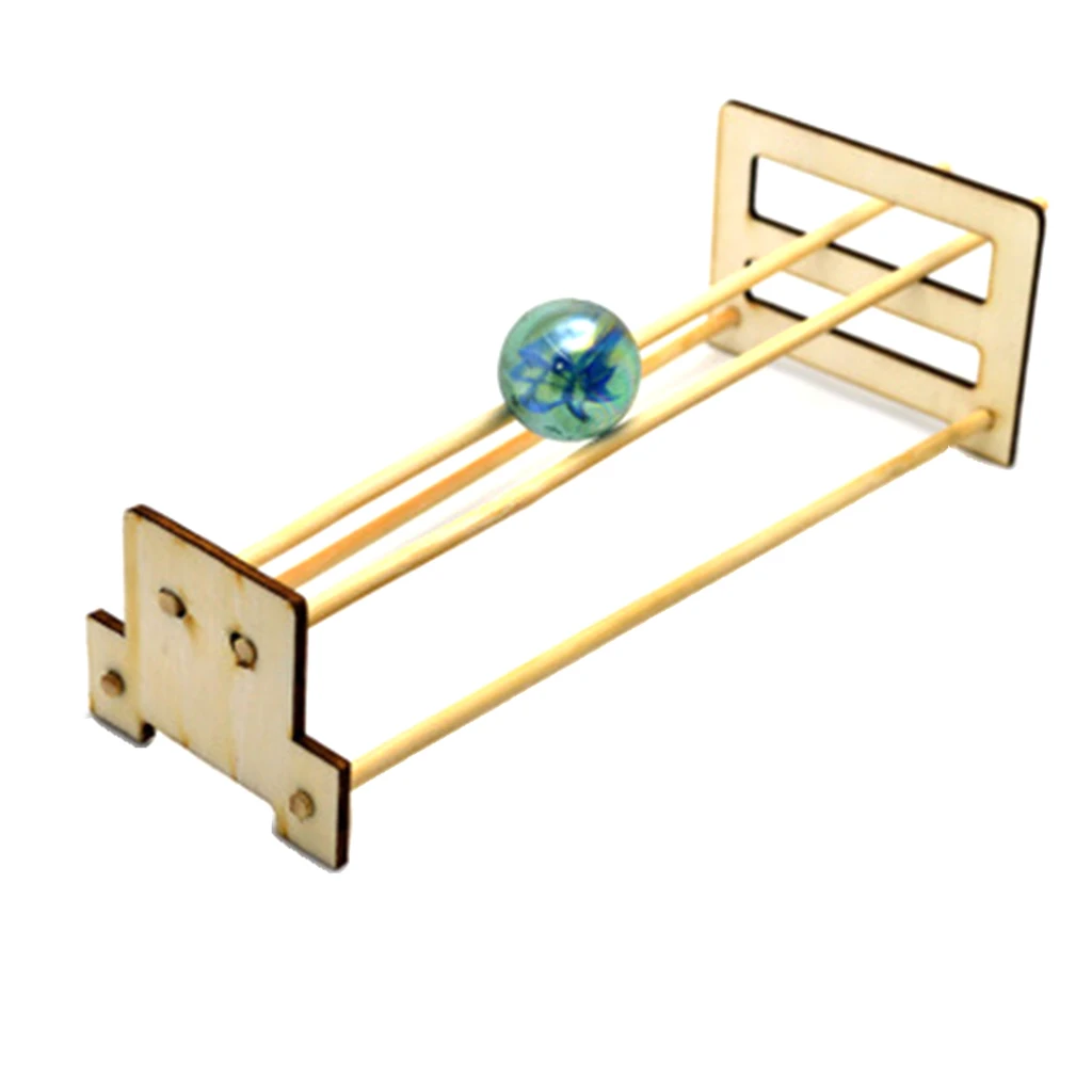Physics Barycenter Experiment Magic Slope of Roll Up Glass Ball Puzzle Model Science Educational Student Physical Toy