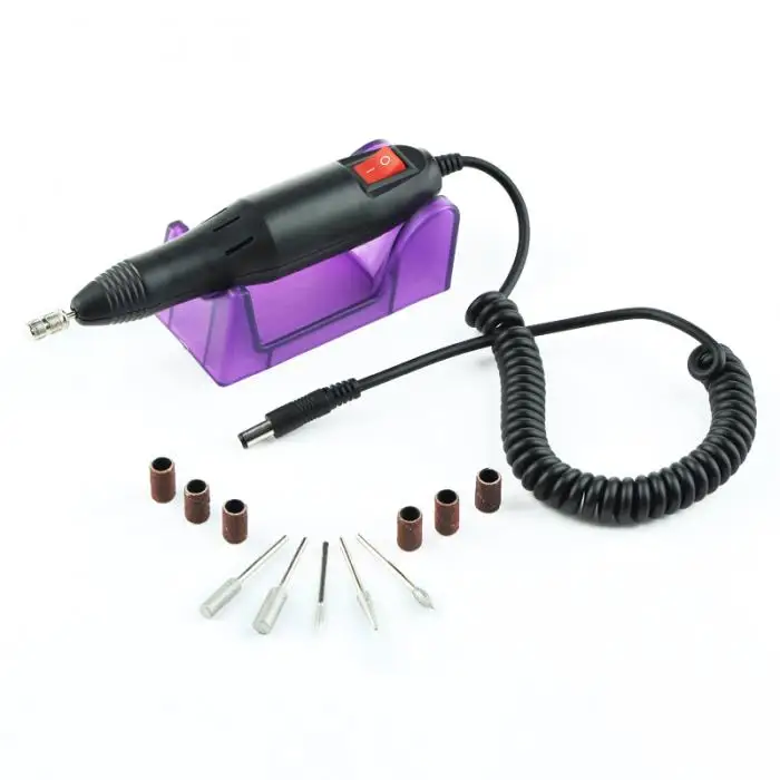 Dropshipping Profissional Elétrica Acrílico Unha Broca Arquivo Máquina Kit Bits Manicure ue Eua Plug Smj 9 Conjuntos e kits