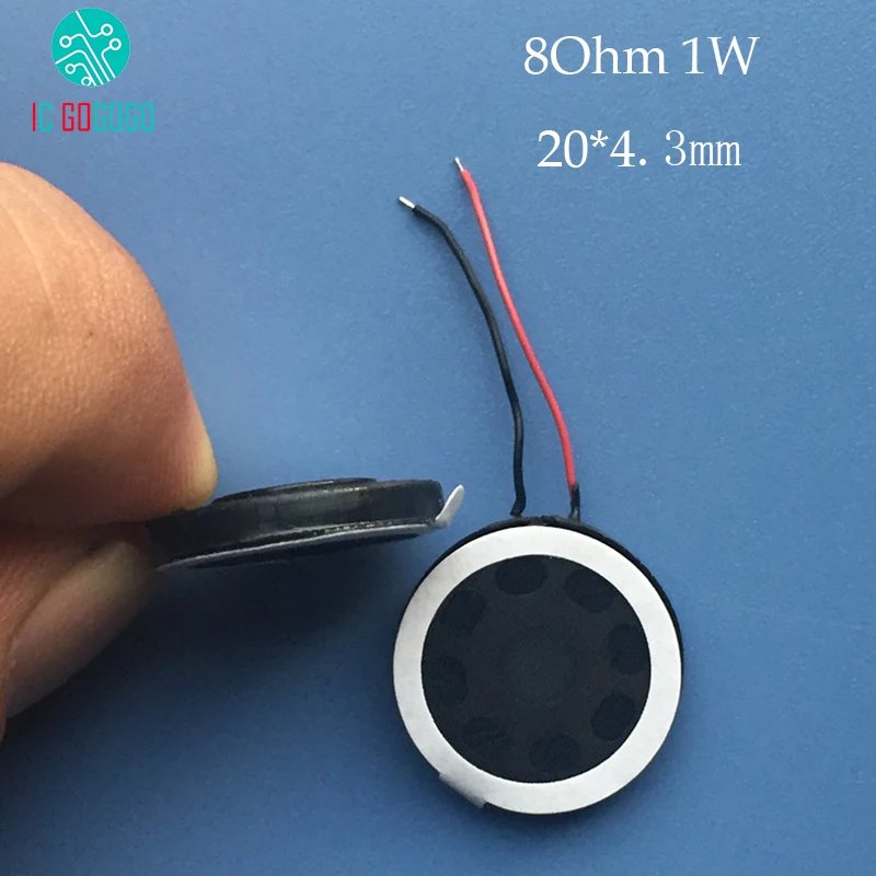 

Round 8 Ohm 1W Speaker 8ohm 20mm Loud Speakers Mobile Phone Small Loudspeaker Audio