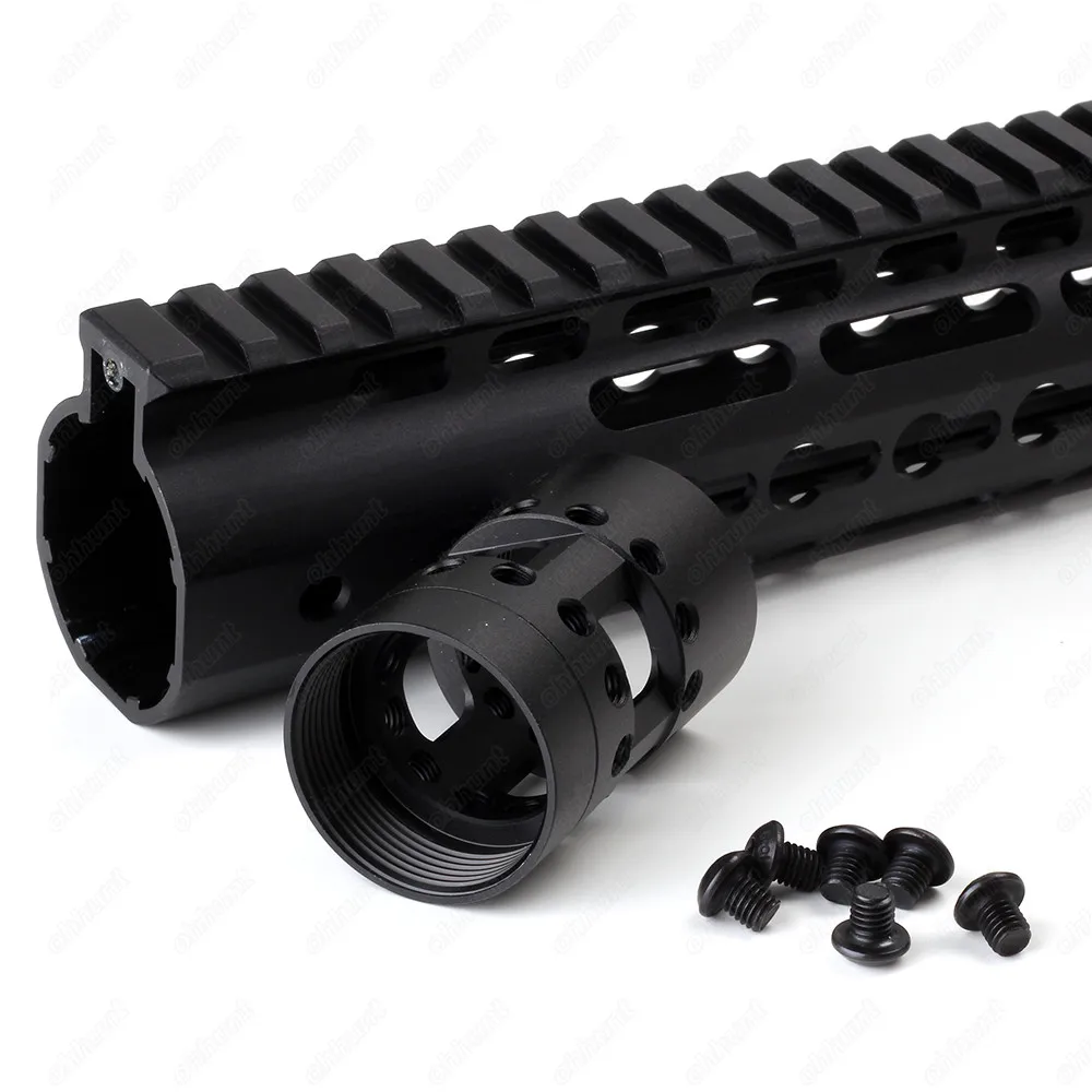 Ohhunt Slim Style 7 9 10 12 13.5 15 AR15 Free Float Keymod Handguard Picati...