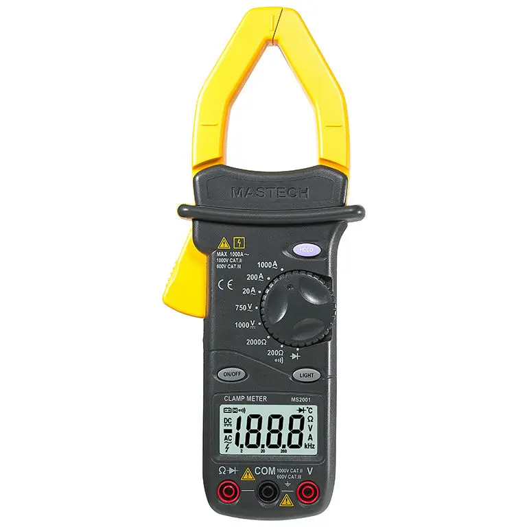 MS2001 Professional digital Digital AC Clamp Meter Resistance