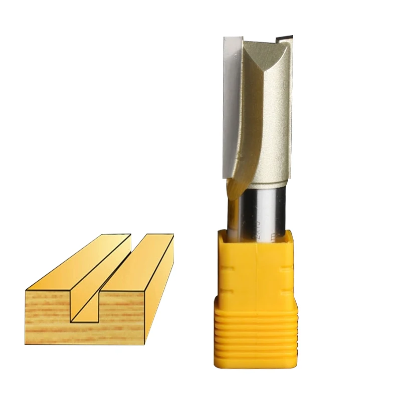 ARDEN Double Flute Metric Straight Router Bits Shank 1//2 Dia 12mm H 30mm Bits