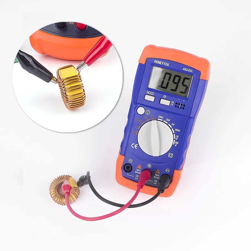 

Multimeter Pocket AC/DC Current Voltage Resistance Multimeter digital profesional Capactiance/Inductance Resistance Meter