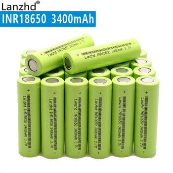 

NEW 18650 3.7V 3400mAh Original INR18650 rechargeable li-ion 30a large current Battery For Laptop mobile power notebook (10-40)
