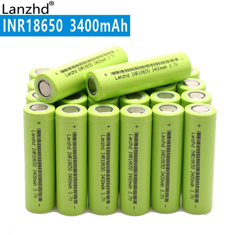 Tanie Nowy 18650 3.7V 3400mAh oryginalny INR18650 akumulator litowo jonowy 30a prąd o dużym napięciu akumulator do laptopa zasilanie mobilne notebook (10 40)