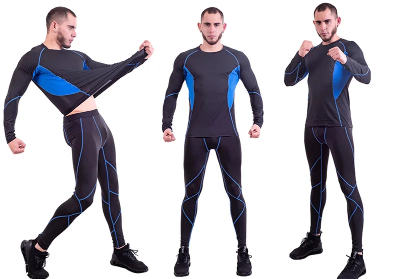 Мужская спортивная одежда Rashguard, Мужская футболка с длинным рукавом для спортзала, костюмы Рашгард mma, рубашка для пробежек перекрестный бодибилдинг, мужские шорты