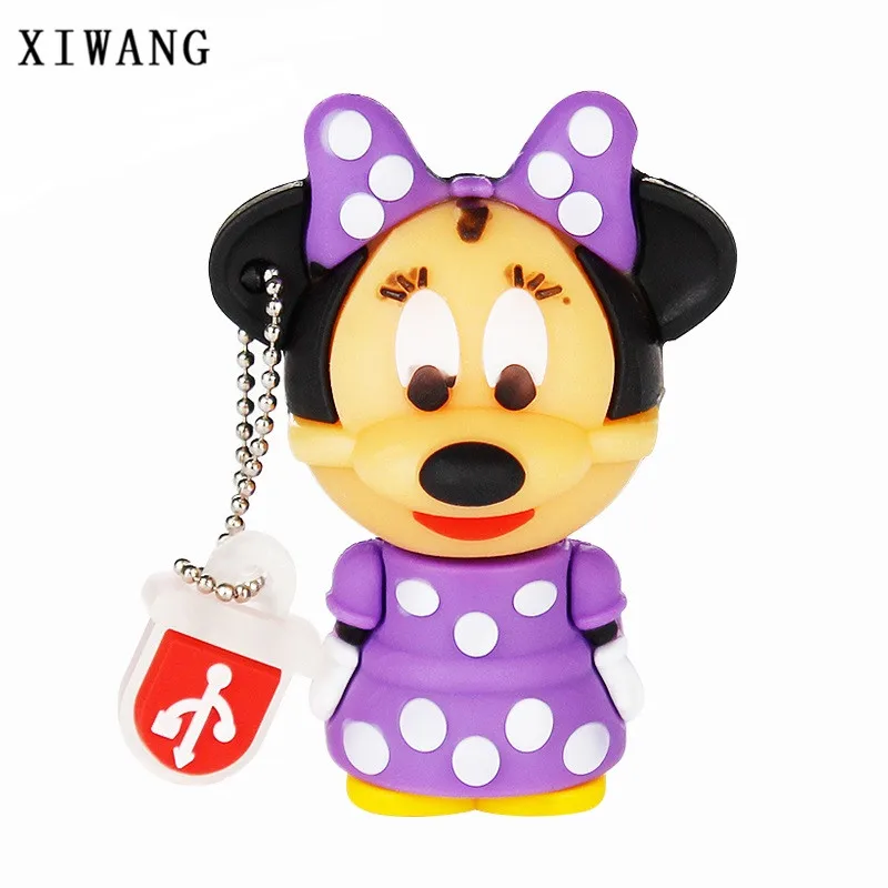 

USB Flash Drive 128gb Mickey and Minnie Mouse USB disk 4GB 8GB pendrive 16GB pen drive 32GB 64GB cute Wedding Gift free shipping