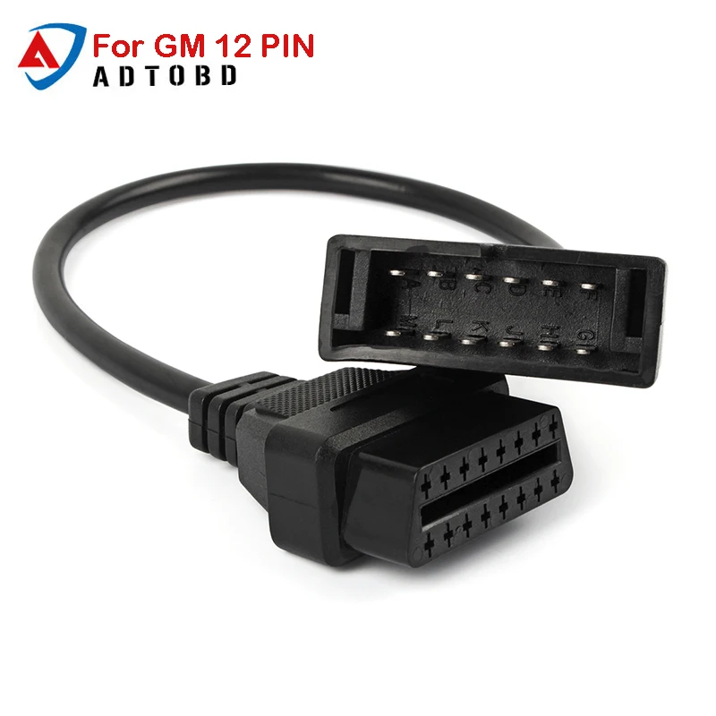 

Auto Diagnostic Connector OBDII OBD 2 Connector Adapter for GM 12 Pin GM12 to 16 Pin Cable For GM Vehicles auto scanner adapter