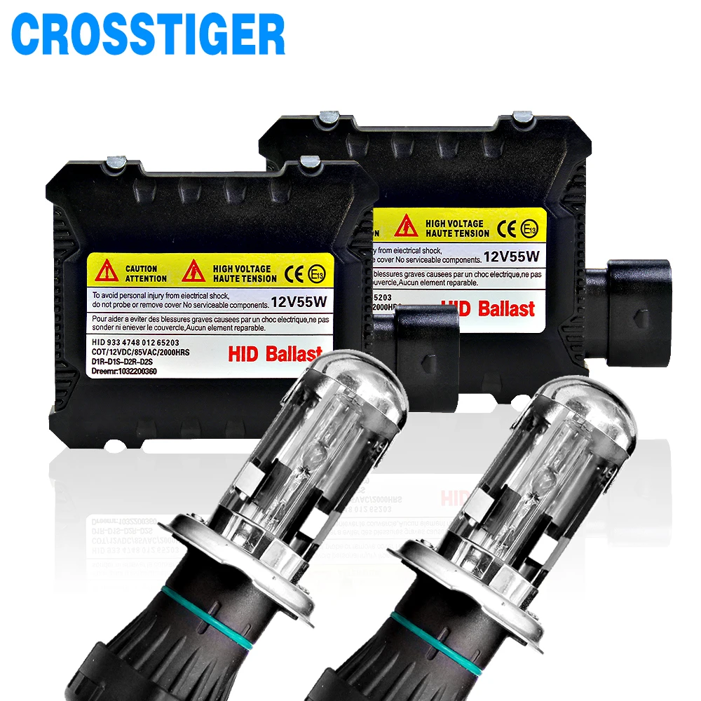 55W 12V Car Headlight Bi Xenon H4 bixenon Lamp Ignition Unit HID