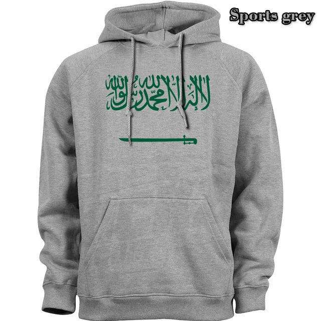 2018 Saudi Arabia Saudi Flag Men Fashion Casual Apparel Hoodies
