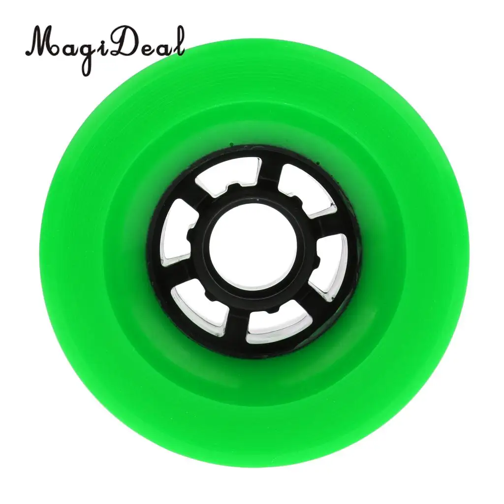 MagiDeal Solid Cruiser Longboard Bodyboard PU Wheels Colorful for Mini Cruiser Children Kids Skate Board Accessory