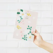 Романтический цветочный Дизайн 6 месяцев исследование планировщик 176 P корейской моды канцелярские подарок
