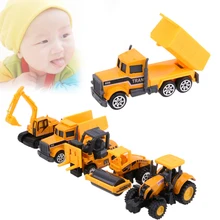 5PCS Diecasts Set 1:64 Alloy Model Car Suit Army City Fire Engine Baby Children Toy Car Hot Wheels Cars Machines Kids Toys