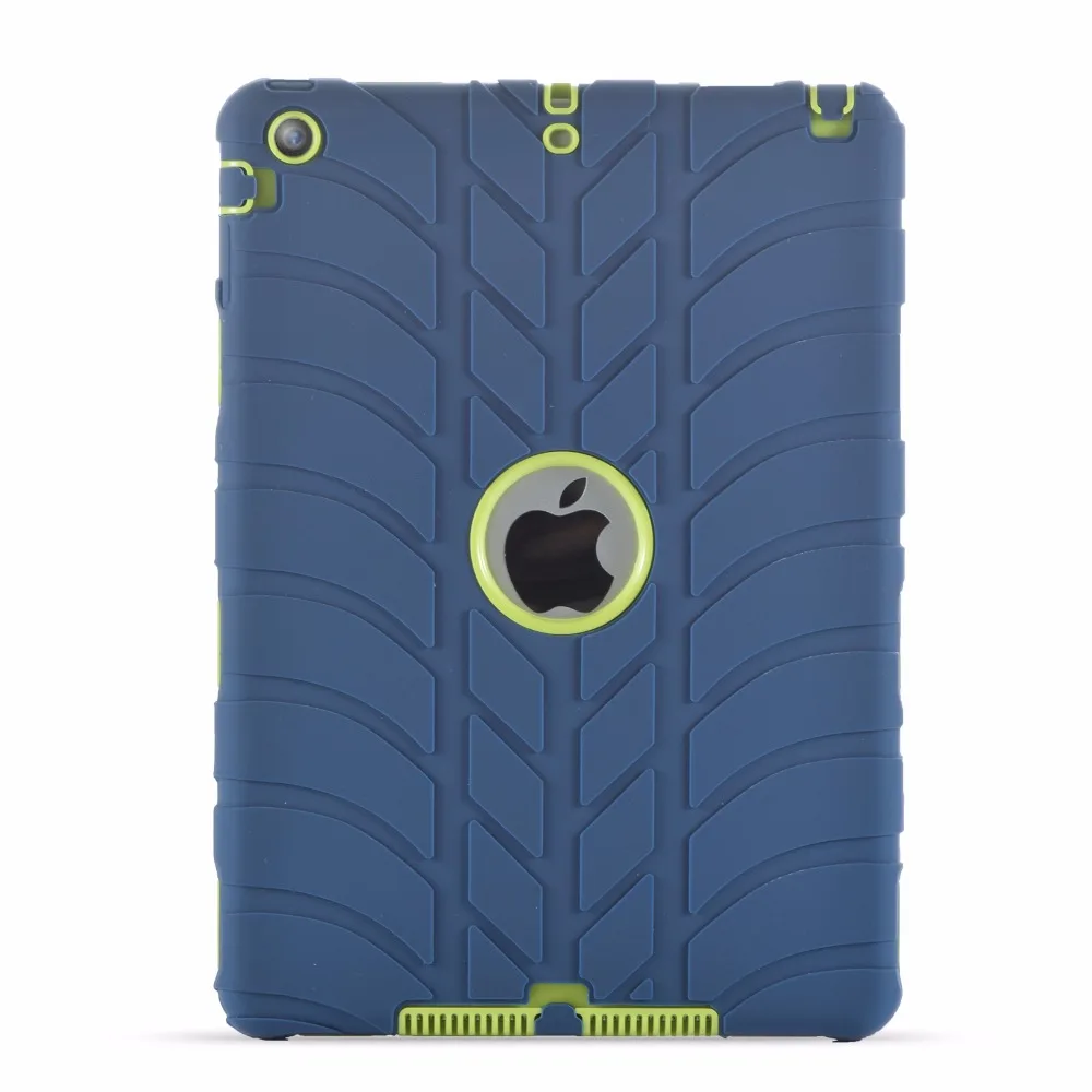 Броня Heavy Duty шин узор чехол для Apple iPad 9,7 2017 2018 A1822 A1823 A1893 5th 6th поколения coque Капа принципиально