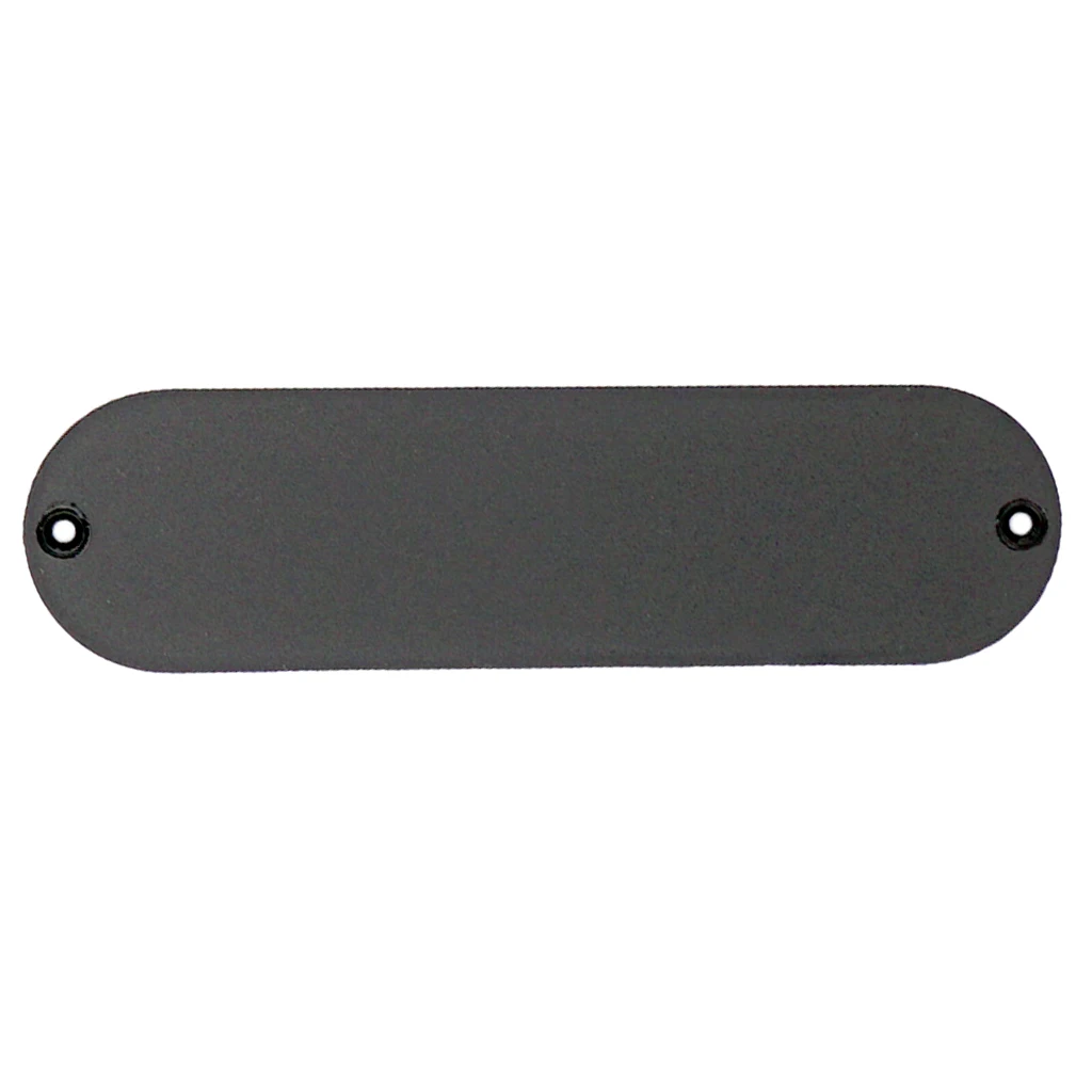 1x Electric Guitar Accessory Back Plate Cavity Switch Cover Back Cover Black