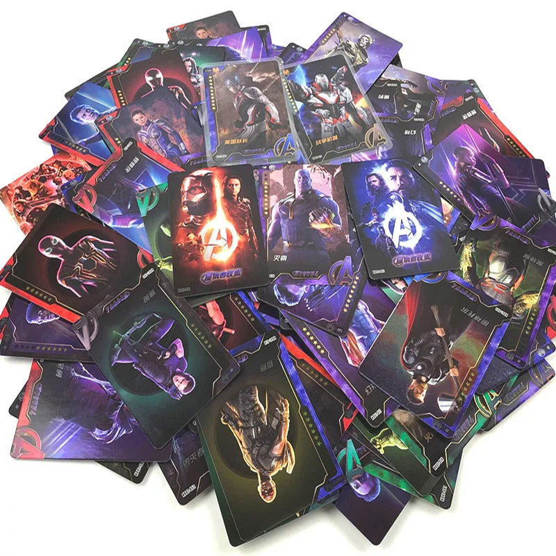 

240pcs Miracle Avengers 3 Infinite War Thanos Captain Iron Man Raytheon Spider-Man Leopard Collection Card