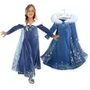 Girls Elsa dress new Snow queen costumes for kids Cosplay dresses Princess disfraz Carnaval Vestido de festa infantil Congelados ► Photo 2/6