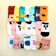 20 Colors Unisex Baby socks floor sock baby boys girls kids Children Carton Animal Fruit Pattern