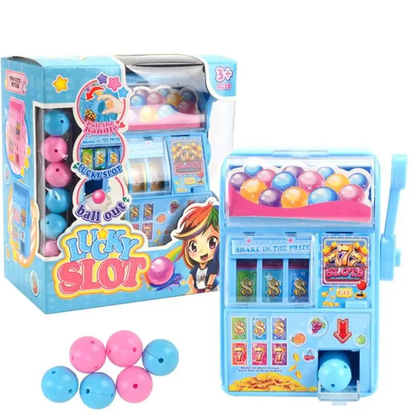 Мини Портативный счастливый лотерейный автомат детская головоломка-пазл родитель-ребенок Интерактивная игрушка