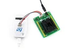 STM8 QFP44 STM8 программирующий адаптер IC тестовая розетка для LQFP44 упаковка 0,8 мм Шаг с плавающим портом = STM8-QFP44